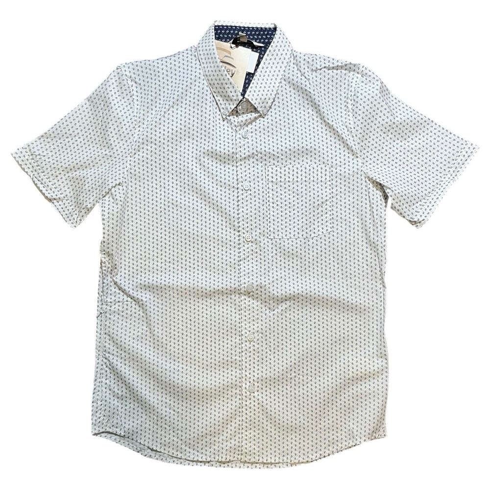 Tilley Wanderer Whitehorse Short Sleeve Button Up Shirt White Small Men's NWT‎